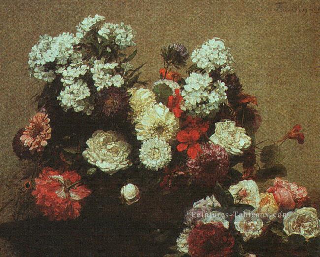 Nature morte aux fleurs 1881 peintre de fleurs Henri Fantin Latour Peintures à l'huile